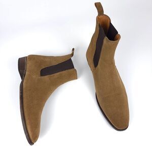 ORO THE ALPACA GRANADA CHELSEA BOOTS Tan Brown Elevated Western Quiet Luxury 7